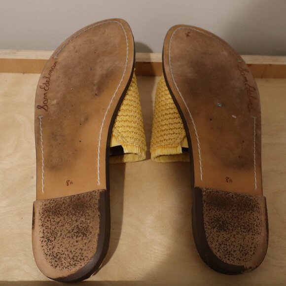 Sam Edelman Slides - Size 8.5 - Yellow - Picture 6 of 6